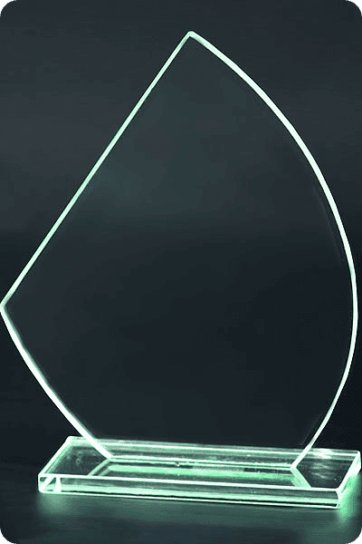 Glazen trofee -  GLA0036